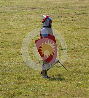 Grunwald, Poland - 2009-07-18: Sun knight