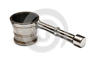 Stainless steel mortar and pestle