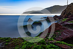 Long Exposure Beach Pedra da Praia do Meio Trindade, Paraty Rio photo