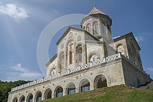 Photo of The Temple of St. Nina in the Bodbe Monastery. GEORGIA