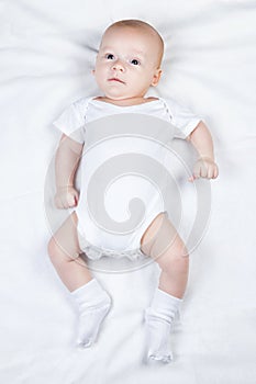 Photo of three-month baby boy