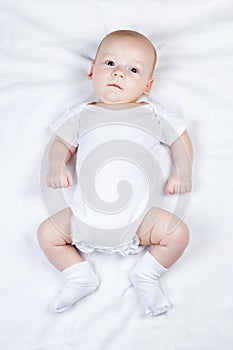 Photo of three-month little boy
