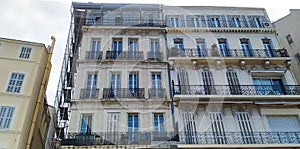 Photo of traditional French building in Marseille, France.