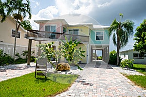 Photo of a typical home in Florida Matlacha on stilts