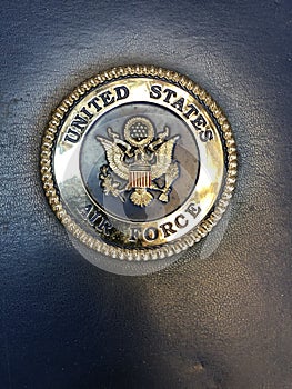 Photo of a U.S. Air Force symbol.