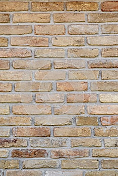 Wall of old bricks - background