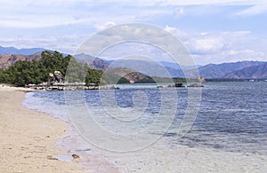 The beautiful beach in Timor Leste photo