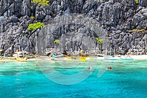 The beach of El Nido, Philippines