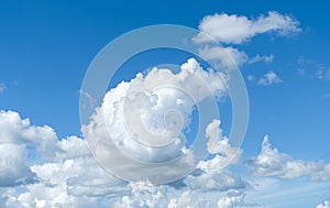 Photo of White Clouds and Blue Sky Cloudscape