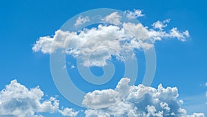 Photo of White Clouds and Blue Sky Cloudscape