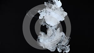 Photo of white cloudy smoke of vapour e-cigarette