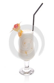 Photo of a white cocktail