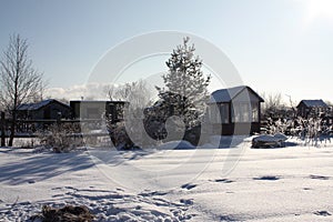 Photo Winter landscape, Russian winter