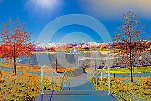 Photoart Heartland of America Park Omaha Nebraska