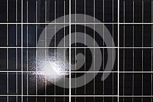 Photocells. Solar battery. Photoelectric converter photo