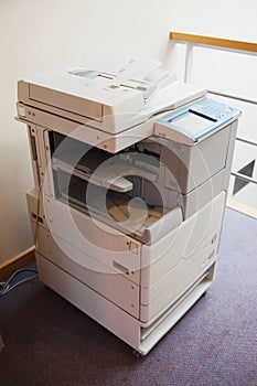 Photocopier detail indoors photo