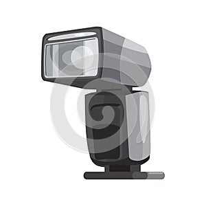 Photoflash icon, cartoon style