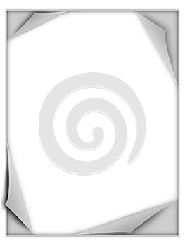 Photoframework from a paper