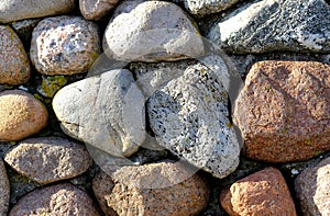 Piedras refleja en fotografías 