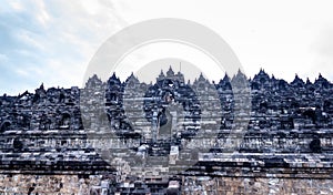Borobudur Temple in the Morning, Central Java, Indonesia