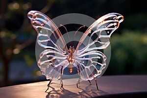 The Glass Butterfly - Generative AI