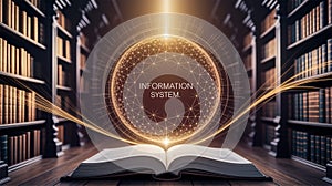 Infographics on information systems