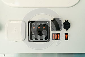 Photograph of electrical control unit in