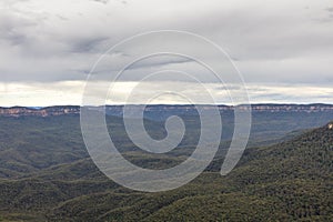Photograph of Jamison Valley in the Blue Mountains in Australia