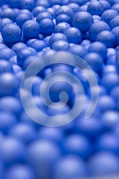Blue Polysterene Balls background
