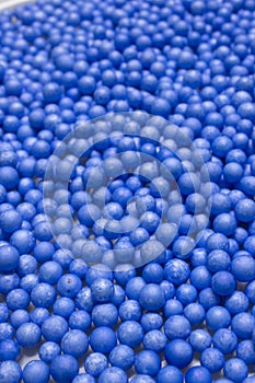 Blue Polysterene Balls background