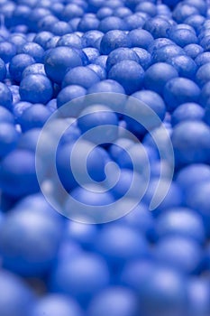 Blue Polysterene Balls background