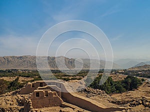 Views of Los Paredones in Nazca, Peru photo