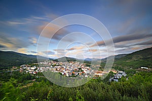 Photograph of Pinofranqueado a small town in the region of Las Hurdes, in Extremadura photo