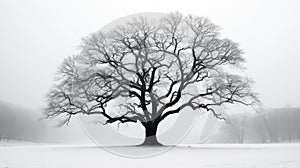 photograph red oak tree