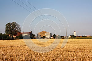 Photograph of rural France during the summer