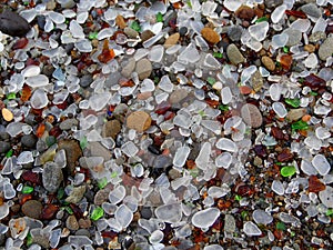 Photograph of Sea Glass Background