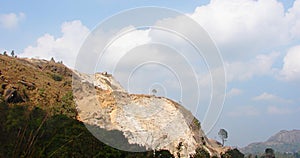 Quarrying - Destruction - Digging of Hiils - Environment Conservation photo