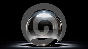 photograph silver sphere