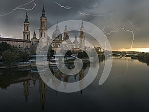 Storm in Zaragoza - Tormenta en zaragoza photo