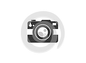 Photographe an old style camera logo design