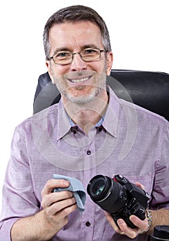 Photographer with Equipment