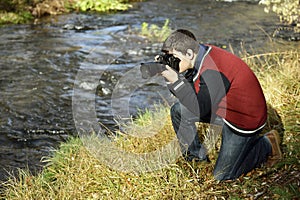Photographer in Ihlara valley
