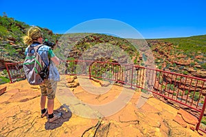 Photographer at Kalbarri