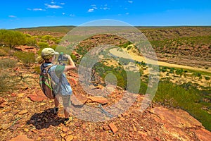 Photographer at Kalbarri WA