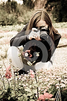 Photographer on the nature