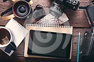 Photographer`s tablet