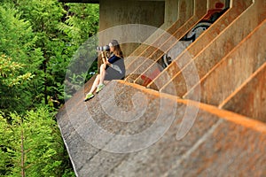 Photographer at Sete Cidades