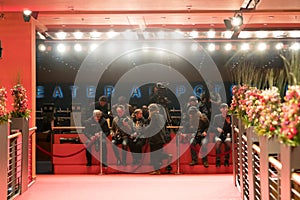 Photographers at work during the Berlinale Film Festival