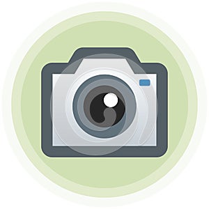 Photographic camera illustration (Vector)