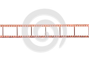 Photographic film with empty frames